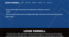 Desktop Screenshot of leighfarnell.com